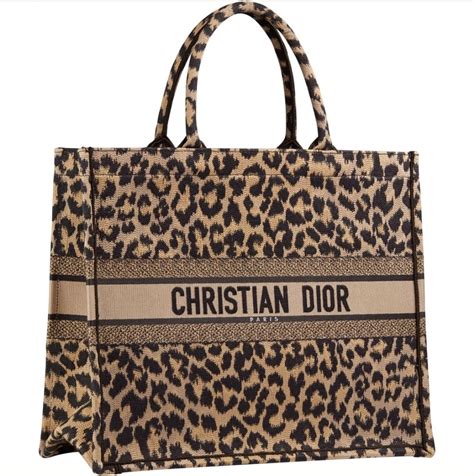 animal print dior bag